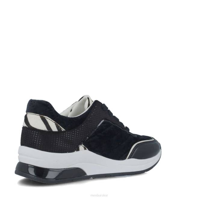 Menbur kvinnor svart almandino sneakers 608J607