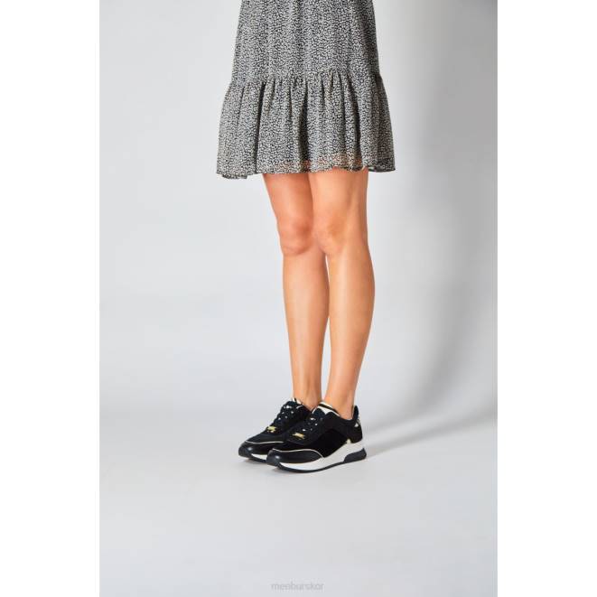 Menbur kvinnor svart almandino sneakers 608J607