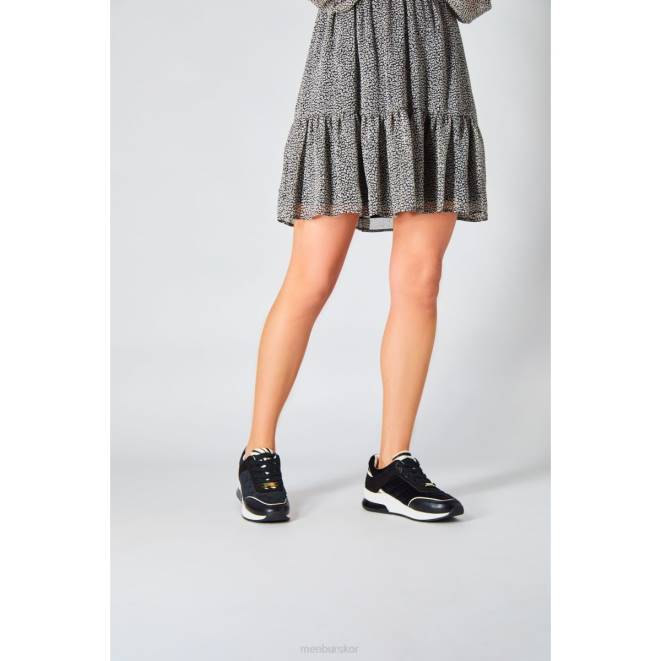 Menbur kvinnor svart almandino sneakers 608J607
