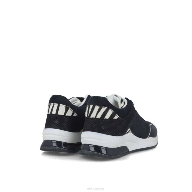 Menbur kvinnor svart almandino sneakers 608J607