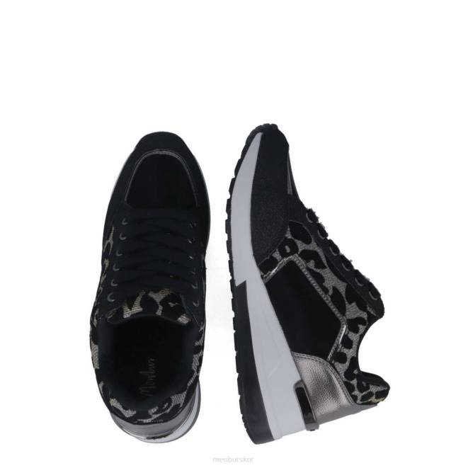Menbur kvinnor svart althea sneakers 608J681