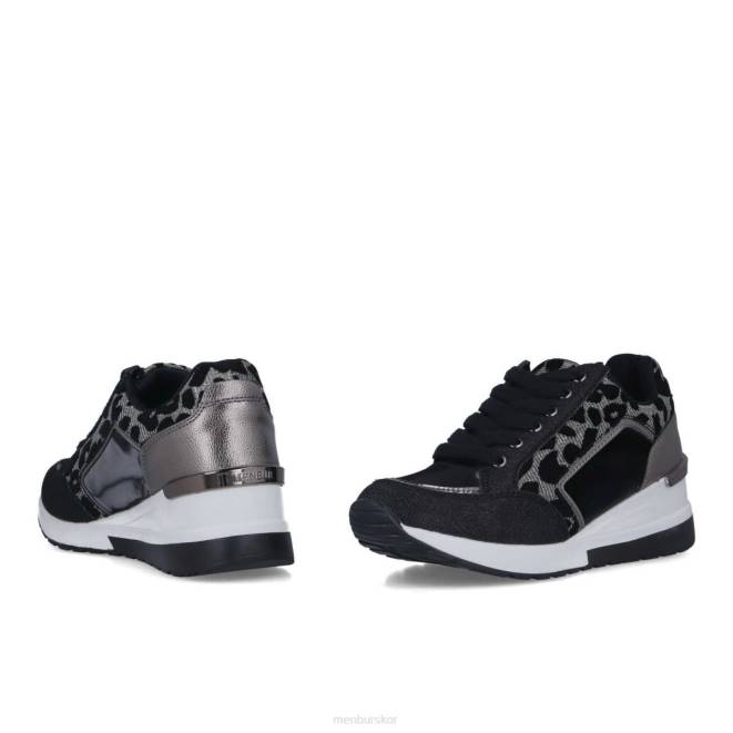 Menbur kvinnor svart althea sneakers 608J681