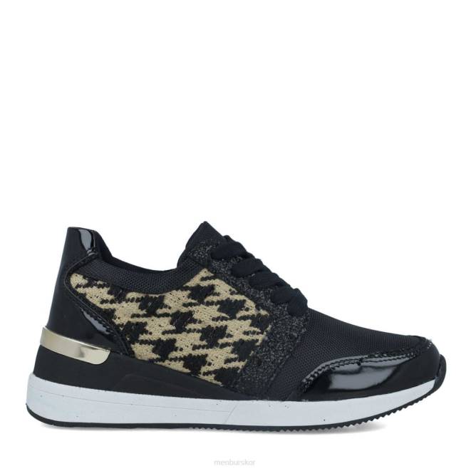 Menbur kvinnor svart amatista sneakers 608J571