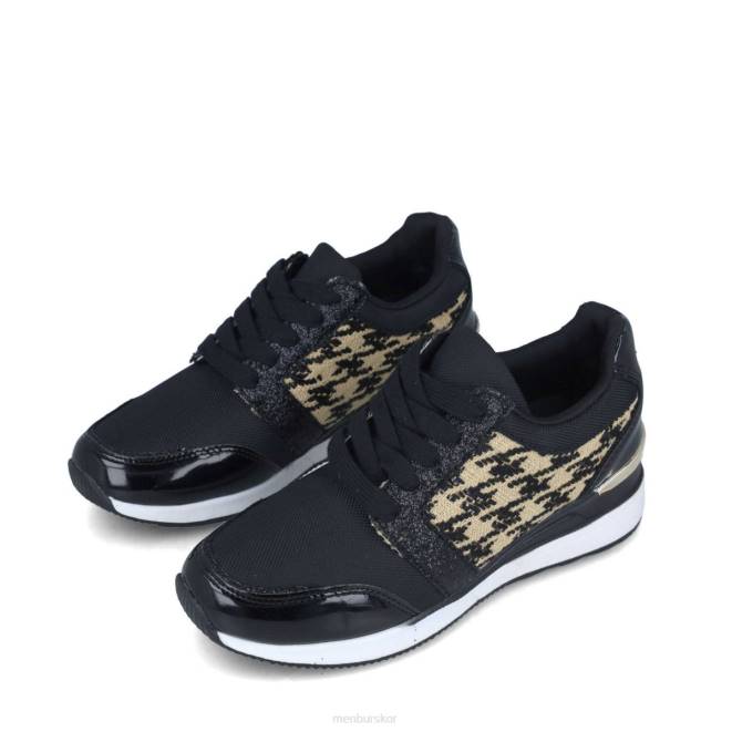 Menbur kvinnor svart amatista sneakers 608J571