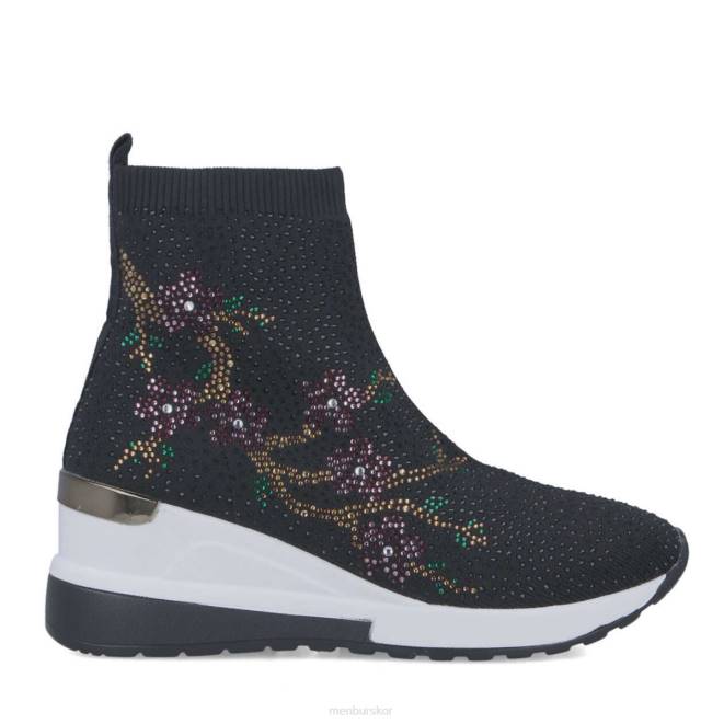 Menbur kvinnor svart calathea sneakers 608J679