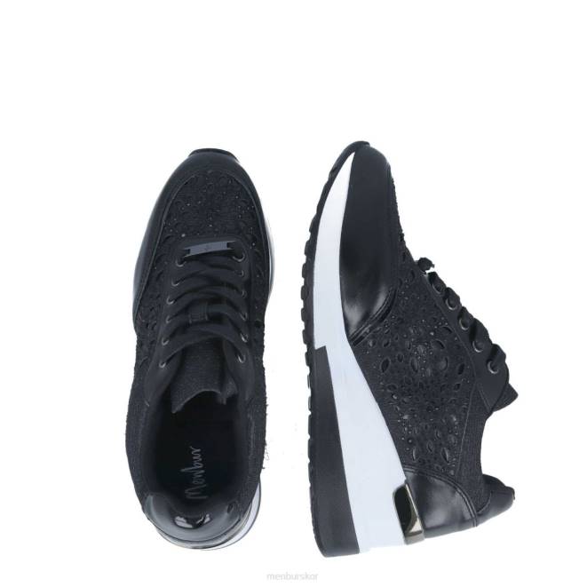 Menbur kvinnor svart canalaccia sneakers 608J661