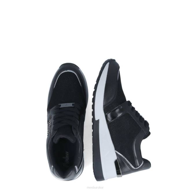 Menbur kvinnor svart canistro sneakers 608J663