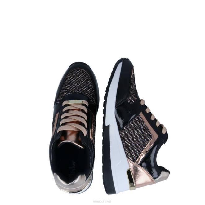 Menbur kvinnor svart caprarola sneakers 608J3699