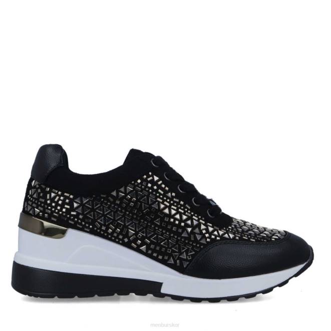 Menbur kvinnor svart dionea sneakers 608J618