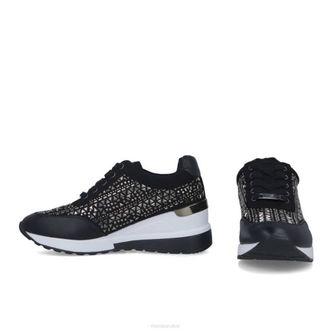 Menbur kvinnor svart dionea sneakers 608J618