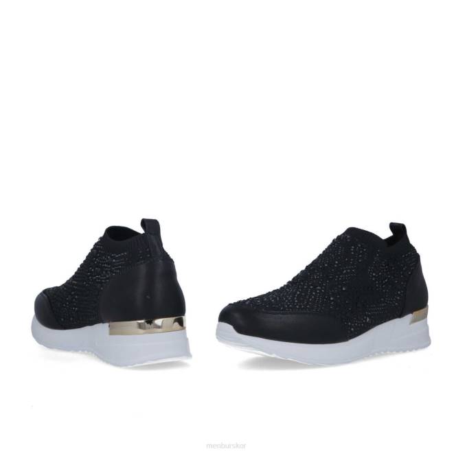 Menbur kvinnor svart discelia sneakers 608J602