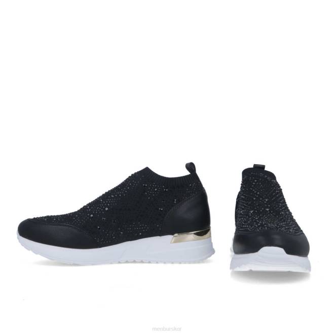 Menbur kvinnor svart discelia sneakers 608J602