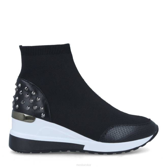 Menbur kvinnor svart fronte sneakers 608J670