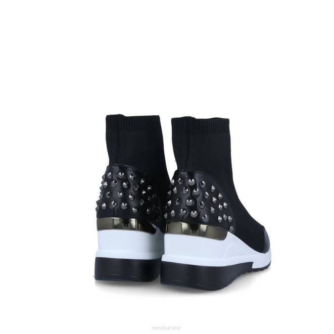 Menbur kvinnor svart fronte sneakers 608J670