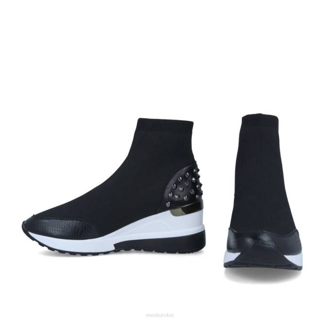 Menbur kvinnor svart fronte sneakers 608J670