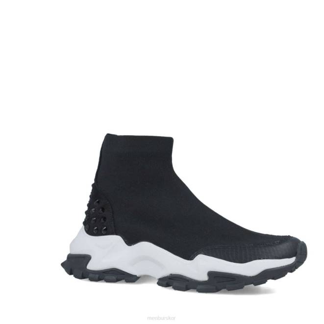 Menbur kvinnor svart gema sneakers 608J567