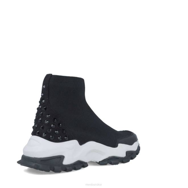 Menbur kvinnor svart gema sneakers 608J567