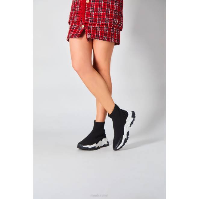 Menbur kvinnor svart gema sneakers 608J567