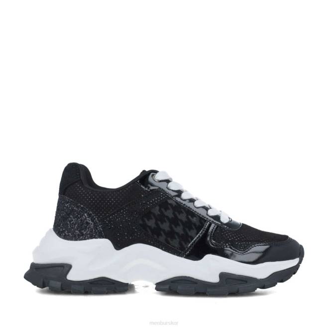 Menbur kvinnor svart hemimorfita sneakers 608J575
