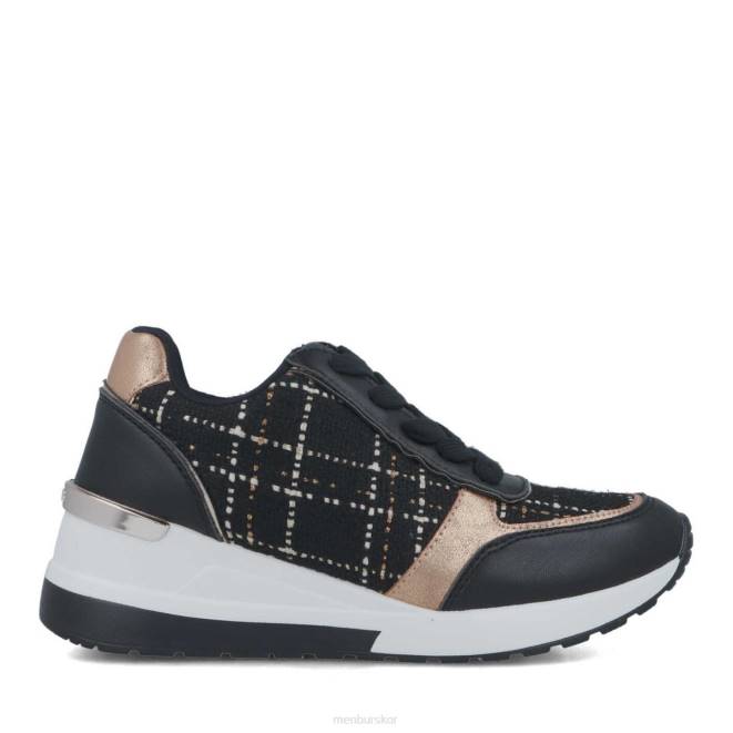 Menbur kvinnor svart kalendula sneakers 608J677