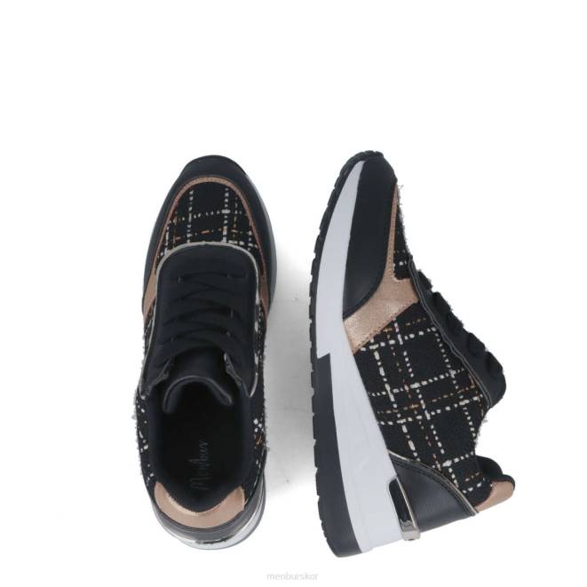 Menbur kvinnor svart kalendula sneakers 608J677
