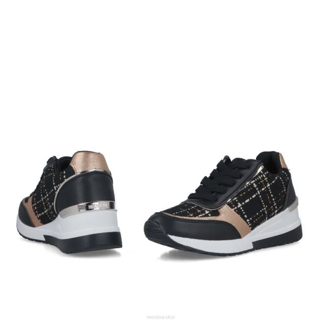 Menbur kvinnor svart kalendula sneakers 608J677