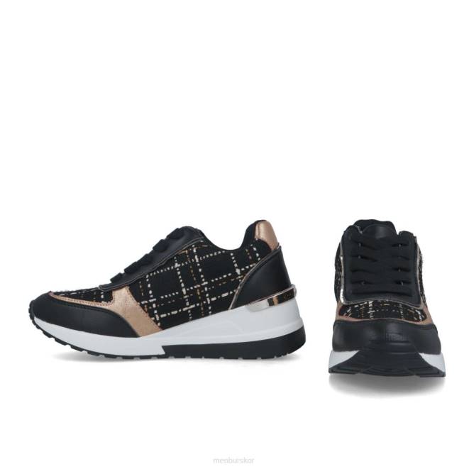 Menbur kvinnor svart kalendula sneakers 608J677