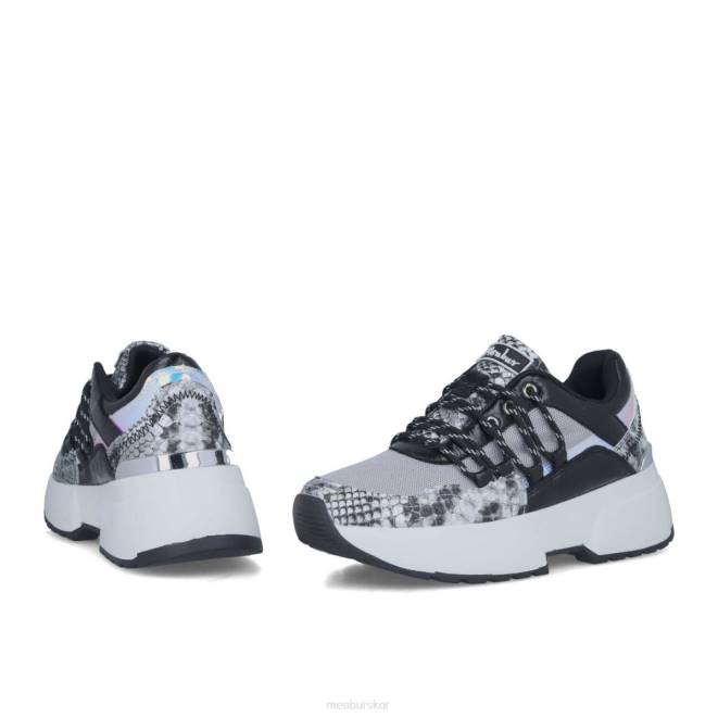 Menbur kvinnor svart licata sneakers 608J623