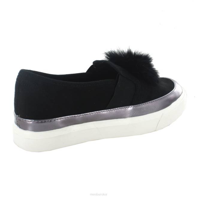 Menbur kvinnor svart luyten sneakers 608J695