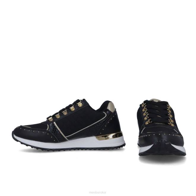 Menbur kvinnor svart madara sneakers 608J3645