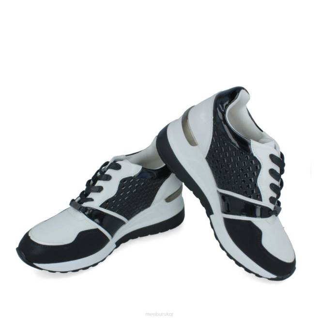 Menbur kvinnor svart malnisio sneakers 608J620