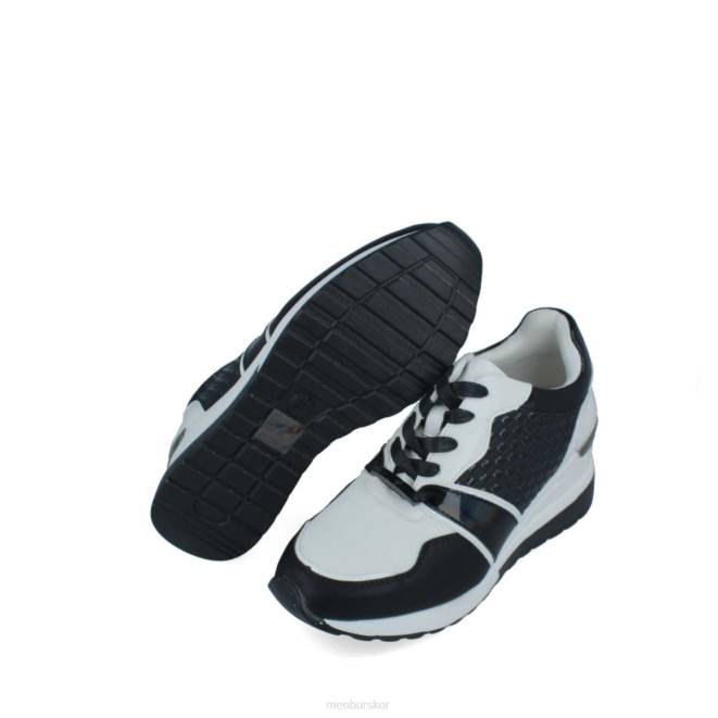Menbur kvinnor svart malnisio sneakers 608J620
