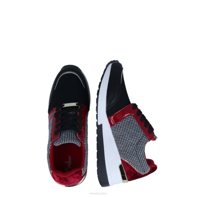 Menbur kvinnor svart mazara sneakers 608J658