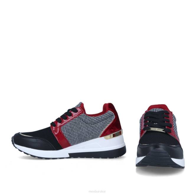 Menbur kvinnor svart mazara sneakers 608J658