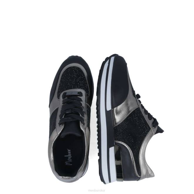 Menbur kvinnor svart molini sneakers 608J713