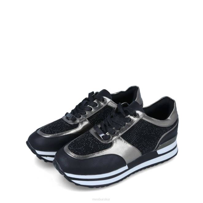 Menbur kvinnor svart molini sneakers 608J713