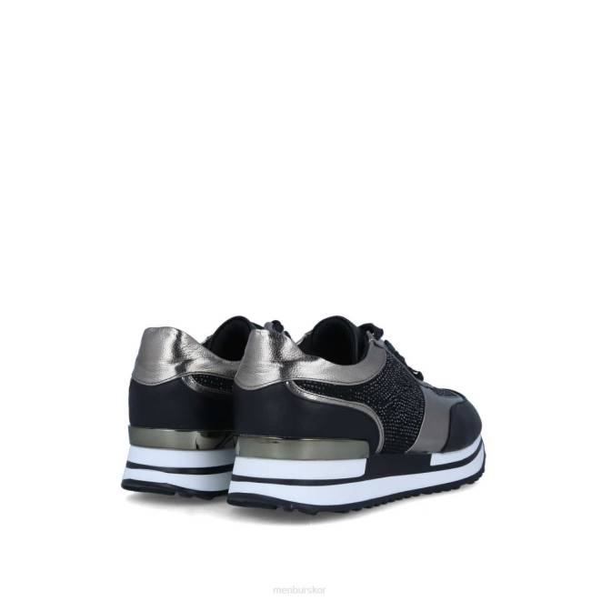 Menbur kvinnor svart molini sneakers 608J713