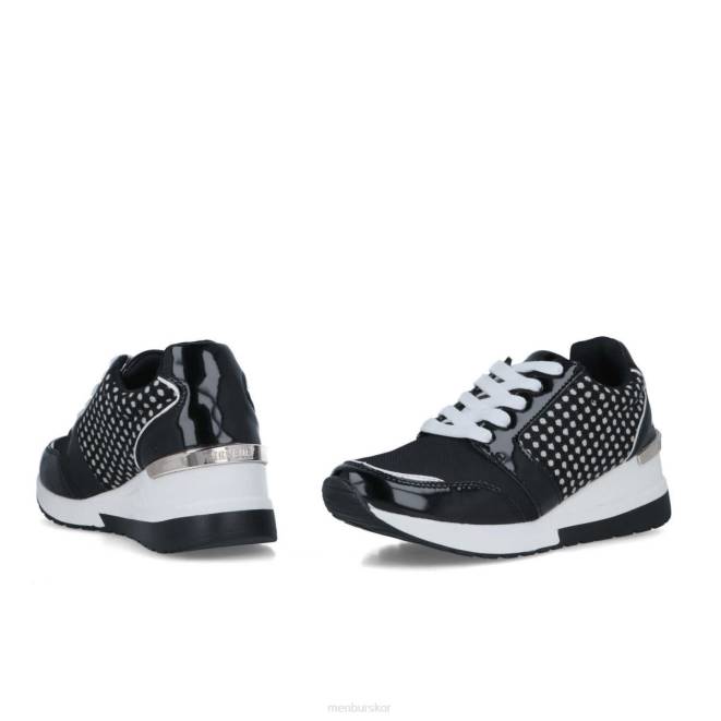 Menbur kvinnor svart myrica sneakers 608J605