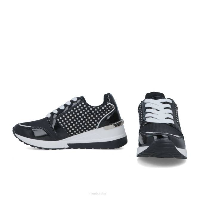 Menbur kvinnor svart myrica sneakers 608J605