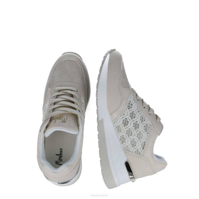 Menbur kvinnor vit acte sneakers 608J594