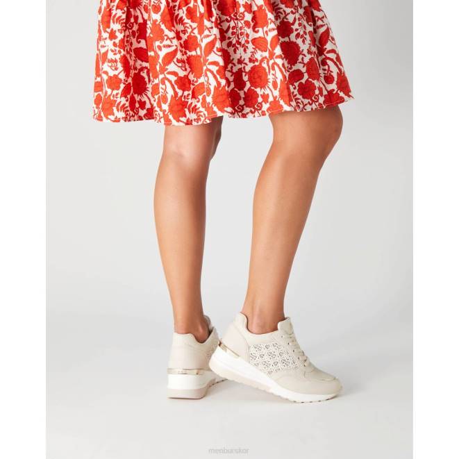 Menbur kvinnor vit acte sneakers 608J594