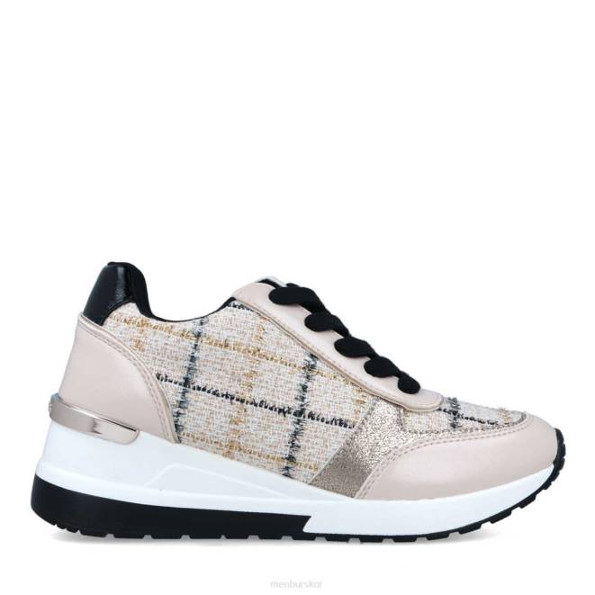 Menbur kvinnor vit kalendula sneakers 608J3701