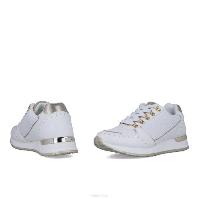 Menbur kvinnor vit madara sneakers 608J580