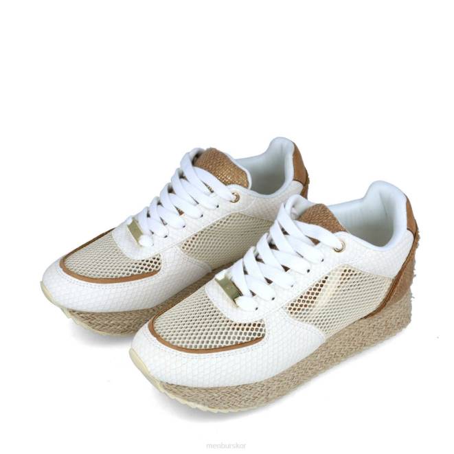 Menbur kvinnor vit melione sneakers 608J588