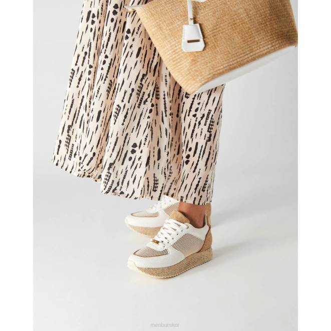 Menbur kvinnor vit melione sneakers 608J588