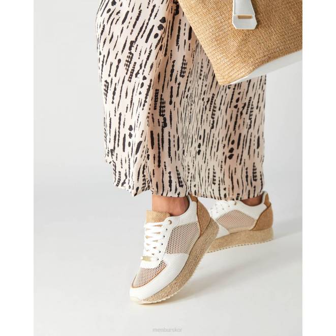 Menbur kvinnor vit melione sneakers 608J588