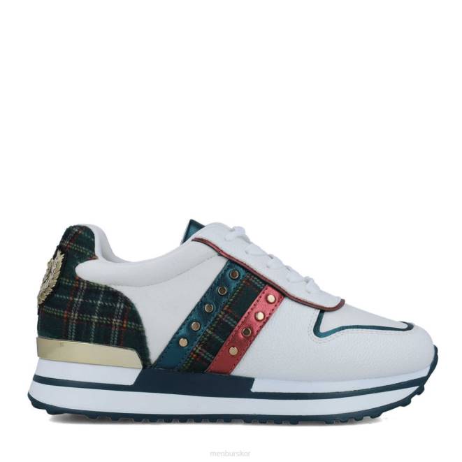 Menbur kvinnor vit morganita sneakers 608J578