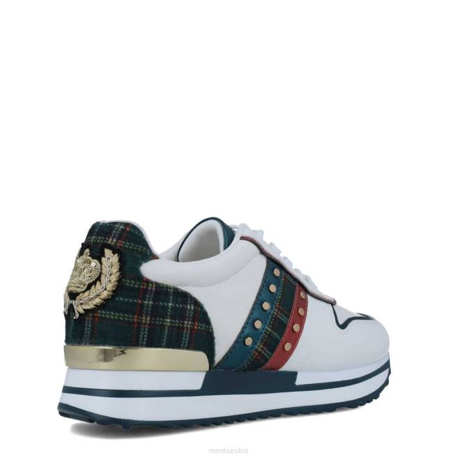 Menbur kvinnor vit morganita sneakers 608J578