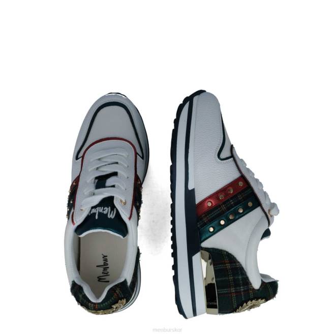 Menbur kvinnor vit morganita sneakers 608J578