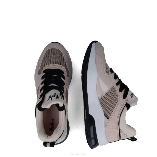 Menbur kvinnor vit sylvana sneakers 608J680
